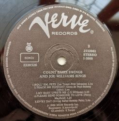 Count Basie, Joe Williams – албум Count Basie Swings And Joe Williams Sings - Img 3