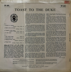 Duke Ellington – албум Toast To The Duke - Img 2