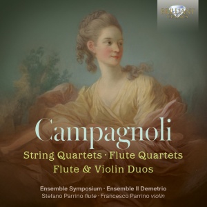 Ensemble Symposium,Il Demetrio - CAMPAGNOLI: STRING QUARTETS, FLUTE QUARTETS, FLUTE & VIOLIN DUOS (3 x CD)
