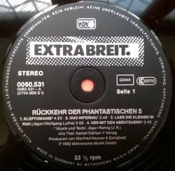 Extrabreit – албум Rückkehr Der Phantastischen 5! - Img 3