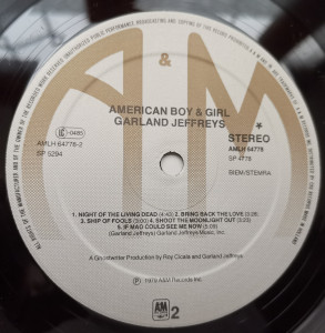 Garland Jeffreys – албум American Boy & Girl - Img 3