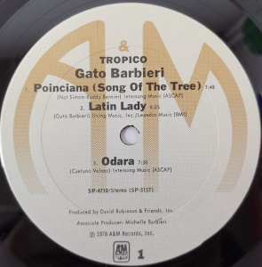 Gato Barbieri – албум Tropico - Img 2