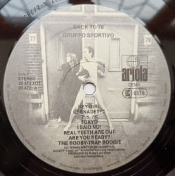 Gruppo Sportivo – албум Back To 78 - Img 3