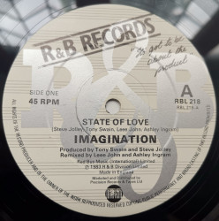 Imagination – сингъл State Of Love - Img 3