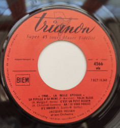 Jacques Hélian Et Son Orchestre – сингъл La Belle Epoque 1900 - Img 2
