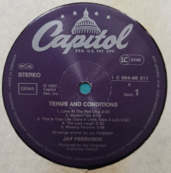 Jay Ferguson – албум Terms And Conditions - Img 3