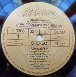 Jean Cooler's Orchestra ‎– албум Träumereien - Musik Zum Streicheln - Img 3