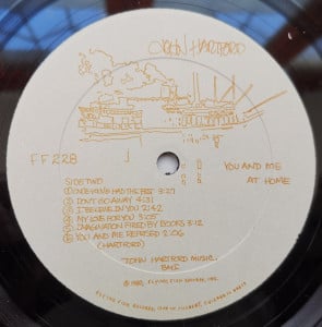 John Hartford – албум You And Me At Home - Img 3