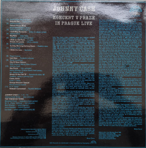 Johnny Cash – албум Koncert V Praze (In Prague Live) - Img 2