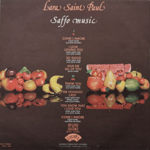 Lara Saint Paul – албум Saffo Music - Img 2