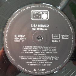 Lisa Nemzo ‎– албум Out Of Desire - Img 4