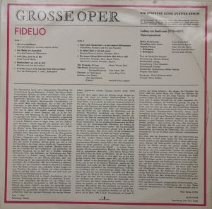 Ludwig van Beethoven, Gwyneth Jones, Edith Mathis, James King , Peter Schreier, Theo Adam, Franz Crass, Martti Talvela, Chor Der Staatsoper Dresden, Rundfunkchor Leipzig, Staatskapelle Dresden, Karl Böhm – албум Fidelio - Img 2