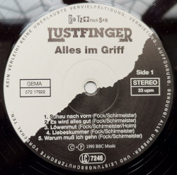 Lustfinger ‎– албум Alles Im Griff - Img 3