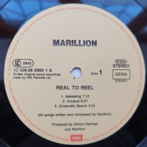 Marillion – албум Real To Reel - Img 3