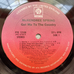McKendree Spring – албум Get Me To The Country - Img 2