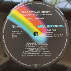 Neil Diamond – албум Tap Root Manuscript - Img 3