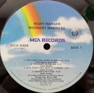 Night Ranger – албум Midnight Madness - Img 3