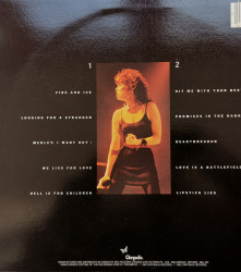 Pat Benatar ‎– албум Live From Earth - Img 2