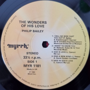 Philip Bailey – албум The Wonders Of His Love - Img 3