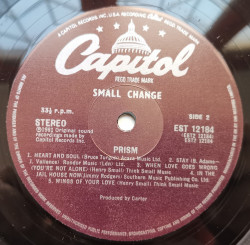 Prism ‎– албум Small Change - Img 3