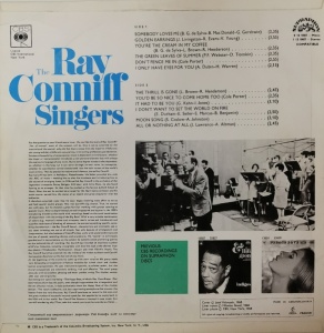 Ray Conniff Singers – албум Ray Conniff Singers - Img 3