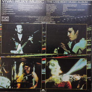 Roxy Music – албум Viva! Roxy Music - The Live Roxy Music Album - Img 3
