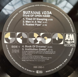Suzanne Vega ‎– албум Days Of Open Hand - Img 2