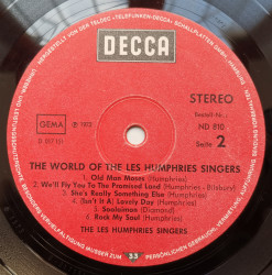 The Les Humphries Singers – албум The World Of The Les Humphries Singers - Img 3