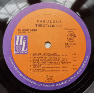 The Stylistics – албум Fabulous - Img 3