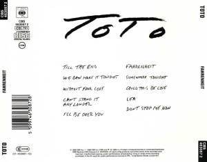 TOTO - FAHRENHEIT (1 x CD) - Img 2