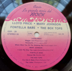 Various – албум John Travolta / Lloyd Price / Marv Johnson / Fontella Bass / The Box Tops - Img 3
