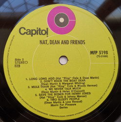 Various – албум Nat, Dean And Friends - Img 2