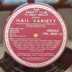 Various – The Variety Club Of Gt. Britain Presents "Hail Variety" - Img 3