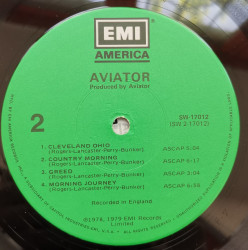 Aviator – албум Aviator - Img 2