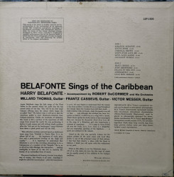 Belafonte – албум Belafonte Sings Of The Caribbean - Img 2