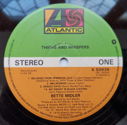 Bette Midler – албум Thighs And Whispers - Img 3