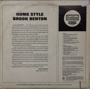 Brook Benton – албум Home Style - Img 2
