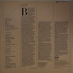 Bud Powell – албум The Genius Of Bud Powell - Img 3