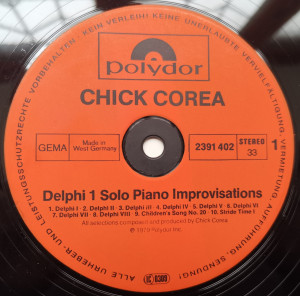 Chick Corea – Delphi 1 Solo Piano Improvisations - Img 2