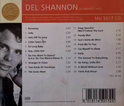 Del Shannon – албум 20 Greats (CD) - Img 2