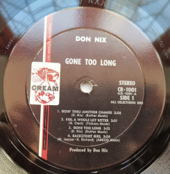 Don Nix ‎– албум Gone Too Long - Img 3