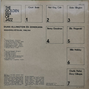 Duke Ellington – албум The Golden Era Of Jazz 3. - Live And Rare - Img 2