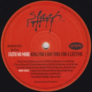 Faith No More – албум King For A Day Fool For A Lifetime - Img 4