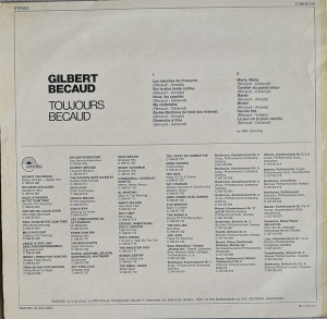 Gilbert Bécaud – албум Toujours Becaud - Img 2