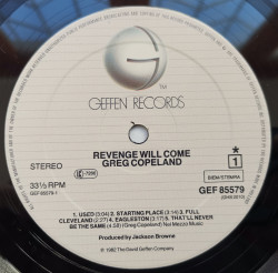 Greg Copeland – албум Revenge Will Come - Img 3