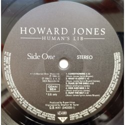 Howard Jones – албум Human's Lib - Img 3