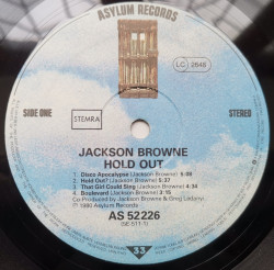 Jackson Browne – албум Hold Out - Img 3