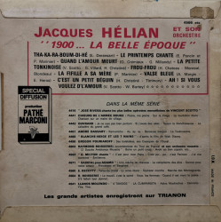 Jacques Hélian Et Son Orchestre – сингъл La Belle Epoque 1900 - Img 3