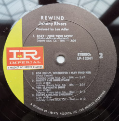 Johnny Rivers ‎– албум Rewind - Img 3