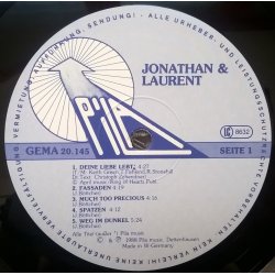 Jonathan & Laurent ‎– албум Jonathan & Laurent - Img 3